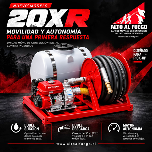 20 xr equipo de extinsion de incendios 